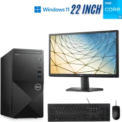 Dell Vostro 3910 MT Computer Set - i3-12100 - 8GB DDR4 - 512GB NVMe SSD