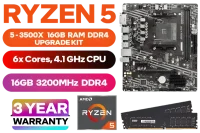 AMD RYZEN 5 3500X A520M-A PRO 16GB 3200MHz Upgrade Kit