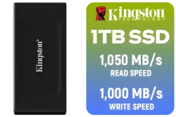 Kingston XS1000 1TB SSD | Pocket-Sized | USB 3.2 Gen 2 | External Solid State Drive